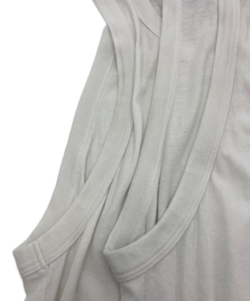 JULIUS（ユリウス）JULIUS (ユリウス)  Tank Top/ロングタンクトップ ホワイト サイズ:3の古着・服飾アイテム
