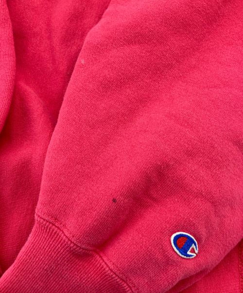 Champion REVERSE WEAVE（チャンピオン リバース ウィーブ）Champion REVERSE WEAVE (チャンピオン リバース ウィーブ) ［OLD］90’ｓ  IOWA カレッジロゴスウェット ピンク サイズ:XXLの古着・服飾アイテム