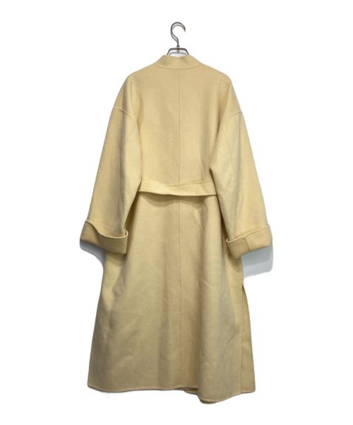 uncrave（アンクレイヴ）uncrave (アンクレイヴ) リバー ロングコート イエロー サイズ:1の古着・服飾アイテム