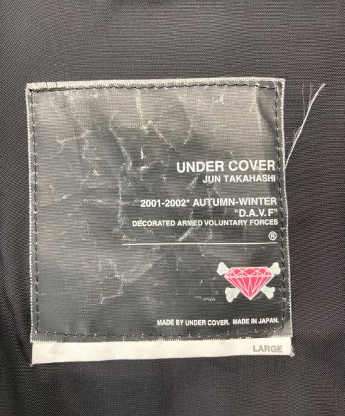 UNDERCOVER（アンダーカバー）UNDERCOVER (アンダーカバー) ［OLD］チェックライダースジャケット グリーン サイズ:Lの古着・服飾アイテム