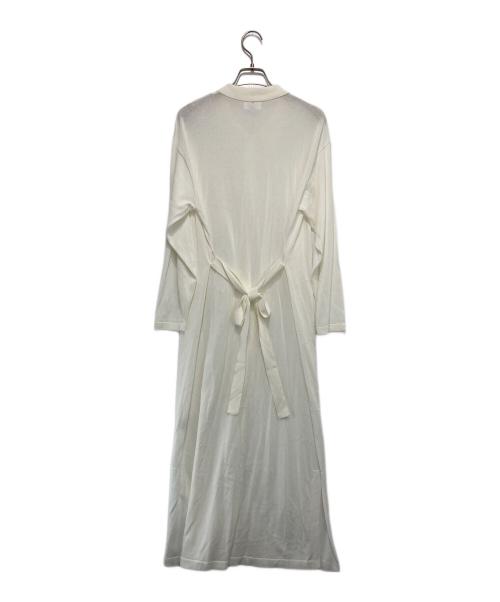 LANVIN en Bleu（ランバンオンブルー）LANVIN en Bleu (ランバンオンブルー) ロングカーディガン アイボリー サイズ:38の古着・服飾アイテム