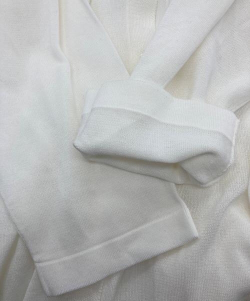 LANVIN en Bleu（ランバンオンブルー）LANVIN en Bleu (ランバンオンブルー) ロングカーディガン アイボリー サイズ:38の古着・服飾アイテム