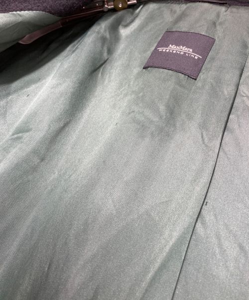 Max Mara WEEK END LINE（マックスマーラ ウイークエンドライン）Max Mara WEEK END LINE (マックスマーラ ウイークエンドライン) ウールコート ブラック サイズ:40の古着・服飾アイテム