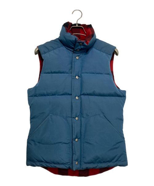 SIERRA DESIGNS（シエラデザインズ）SIERRA DESIGNS (シエラデザインズ) リバーシブルダウンベスト レッド×ブルー サイズ:JPN Mの古着・服飾アイテム