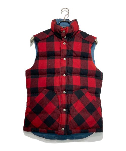 SIERRA DESIGNS（シエラデザインズ）SIERRA DESIGNS (シエラデザインズ) リバーシブルダウンベスト レッド×ブルー サイズ:JPN Mの古着・服飾アイテム