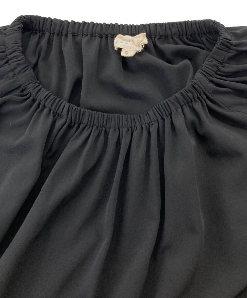 NIGEL PRESTON（ナイジェル プレストン）NIGEL PRESTON (ナイジェル プレストン) ギャザードレス ブラック サイズ:Sの古着・服飾アイテム