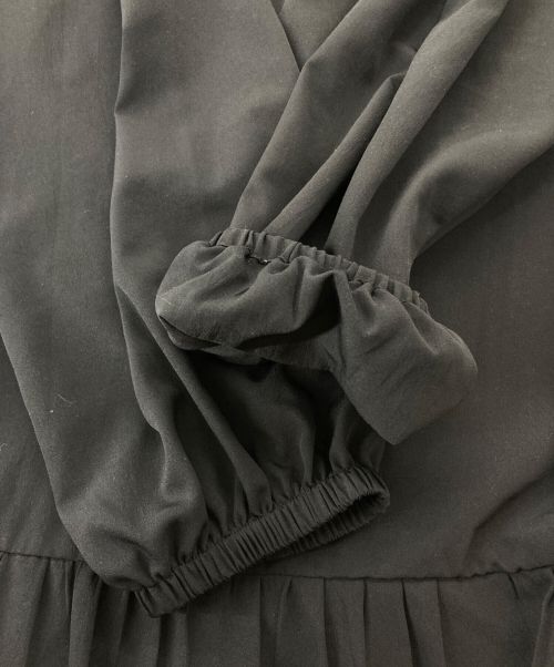 NIGEL PRESTON（ナイジェル プレストン）NIGEL PRESTON (ナイジェル プレストン) ギャザードレス ブラック サイズ:Sの古着・服飾アイテム