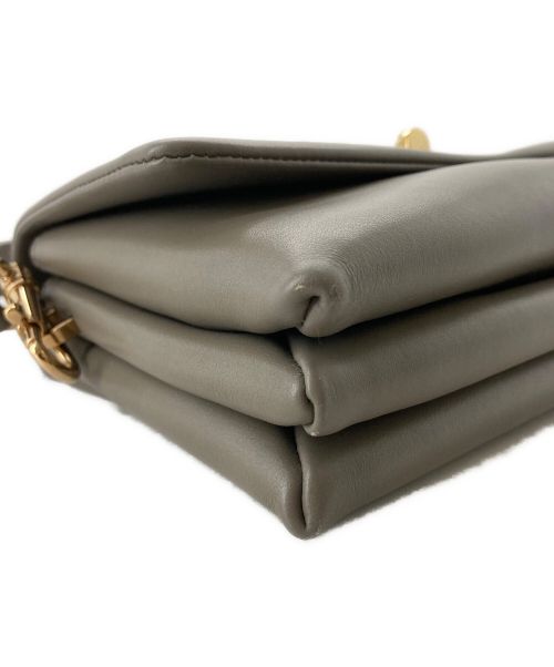 TOD'S（トッズ）TOD'S (トッズ) Tタイムレスレザーフラップバッグミニ ブラウンの古着・服飾アイテム