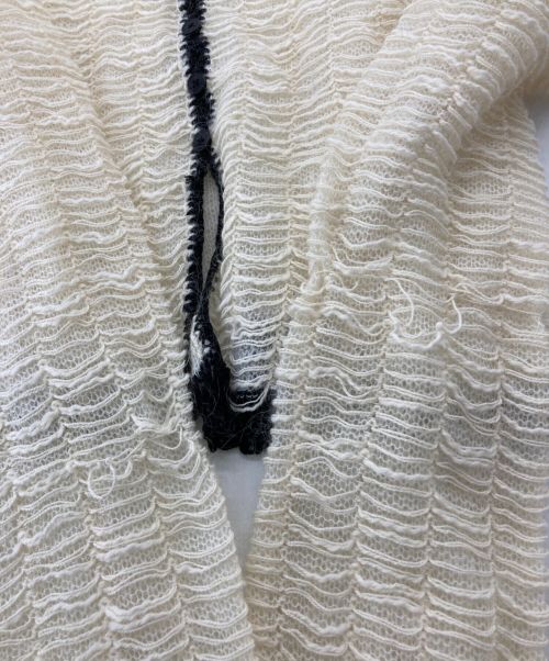TODAYFUL（トゥデイフル）TODAYFUL (トゥデイフル) Mesh Jacquard Knitshirts アイボリー サイズ:Fの古着・服飾アイテム