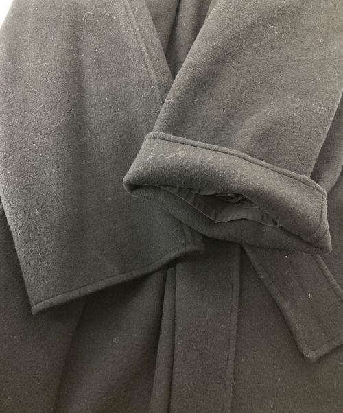 AP STUDIO（エーピーストゥディオ）AP STUDIO (エーピーストゥディオ) ウールダブルフェイスショールカラーコート ブラック サイズ:38の古着・服飾アイテム