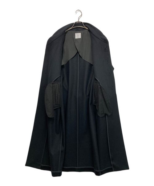 iki（イキ）iki (イキ) カシミヤブレンドコート ブラック サイズ:FREEの古着・服飾アイテム