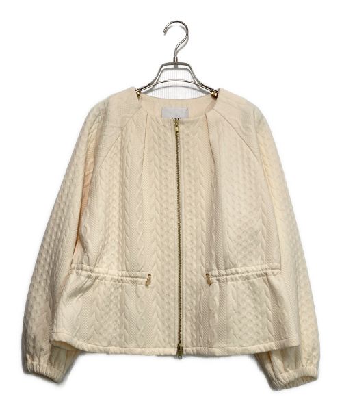 PICCIN（ピッチン）PICCIN (ピッチン) キルティングブルゾン アイボリー サイズ:Mの古着・服飾アイテム