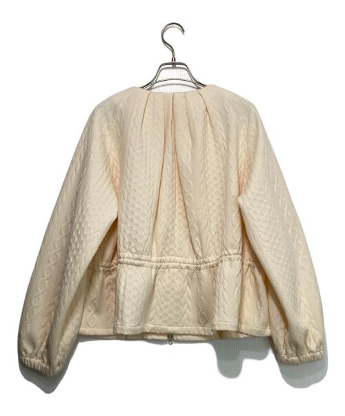 PICCIN（ピッチン）PICCIN (ピッチン) キルティングブルゾン アイボリー サイズ:Mの古着・服飾アイテム