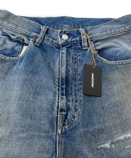 MINEDENIM（マインデニム）MINEDENIM (マインデニム) NE.WIDE 5POCKETS USS ブルー サイズ:28の古着・服飾アイテム