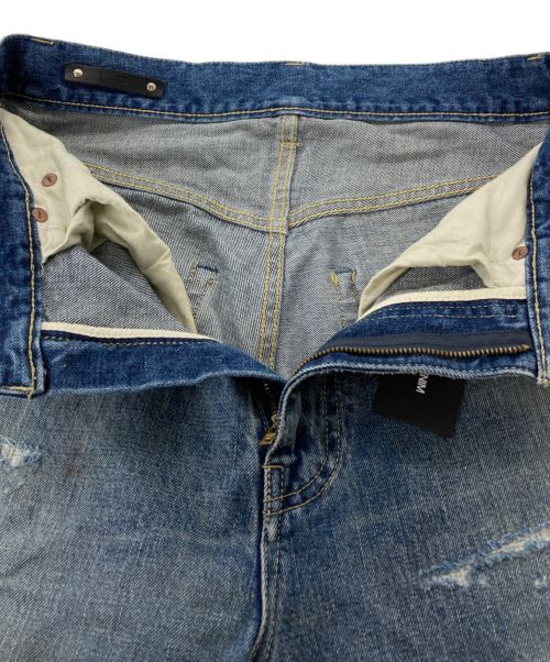 MINEDENIM（マインデニム）MINEDENIM (マインデニム) NE.WIDE 5POCKETS USS ブルー サイズ:28の古着・服飾アイテム