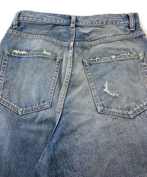 MINEDENIM（マインデニム）MINEDENIM (マインデニム) NE.WIDE 5POCKETS USS ブルー サイズ:28の古着・服飾アイテム
