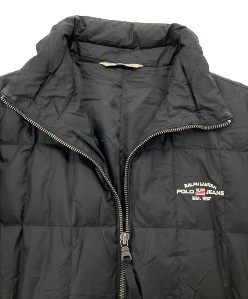 POLO JEANS CO.（ポロジーンズカンパニー）POLO JEANS CO. (ポロジーンズカンパニー) ロングダウンコート ブラック サイズ:Mの古着・服飾アイテム