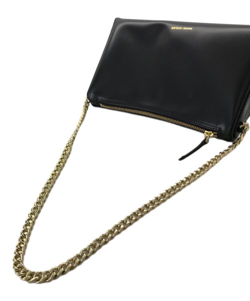 MANU ATELIER（マニュ アトリエ）MANU ATELIER (マニュ アトリエ) チェーンショルダーバッグ ブラックの古着・服飾アイテム