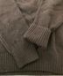 中古・古着 MARS KNITWEAR (マーズニットウェア) モックネックニット ブラウン サイズ:Ｍ：2000円