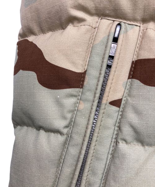 MONCLER（モンクレール）MONCLER (モンクレール) IB GILET ウッドランドカモダウンベスト カーキの古着・服飾アイテム