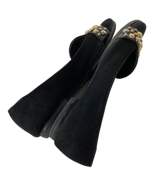 LOUIS VUITTON（ルイ ヴィトン）LOUIS VUITTON (ルイ ヴィトン) スタッズパンプス ブラック サイズ:36の古着・服飾アイテム