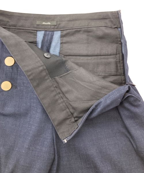 allureville（アルアバイル）allureville (アルアバイル) デニムライクマリンパンツ ネイビー サイズ:2の古着・服飾アイテム