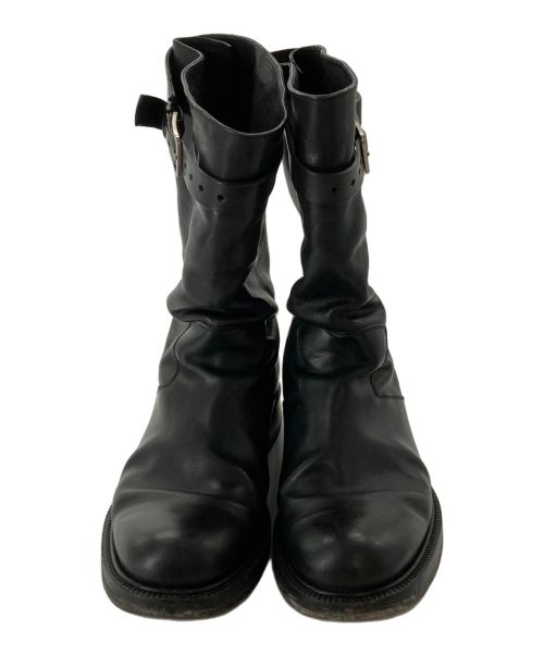 KRIS VAN ASSCHE（クリス ヴァン アッシュ）KRIS VAN ASSCHE (クリス ヴァン アッシュ) レザーブーツ ブラック サイズ:41の古着・服飾アイテム