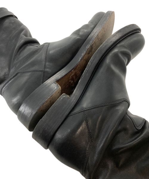 KRIS VAN ASSCHE（クリス ヴァン アッシュ）KRIS VAN ASSCHE (クリス ヴァン アッシュ) レザーブーツ ブラック サイズ:41の古着・服飾アイテム