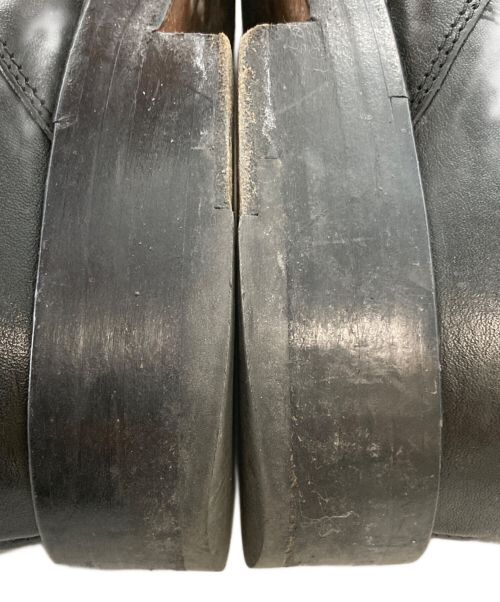 KRIS VAN ASSCHE（クリス ヴァン アッシュ）KRIS VAN ASSCHE (クリス ヴァン アッシュ) レザーブーツ ブラック サイズ:41の古着・服飾アイテム