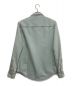 AMI Alexandre Mattiussi (アミ アレクサンドル マテュッシ) ブリーチ加工デニムシャツ インディゴ サイズ:XS：14000円