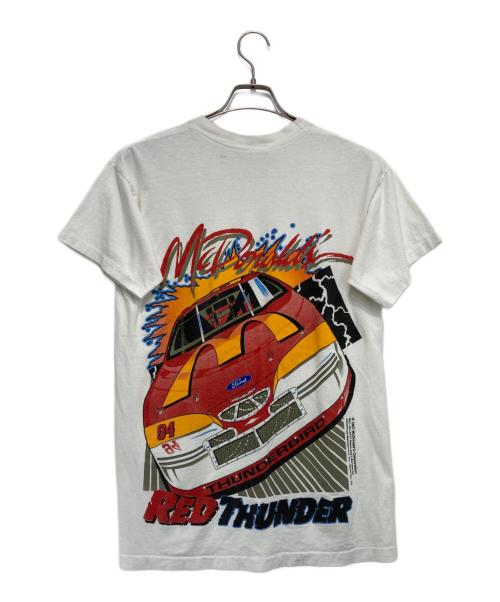 KUDZU（クズ）KUDZU (クズ) ［古着］90'sプリントTシャツ ホワイト サイズ:Mの古着・服飾アイテム