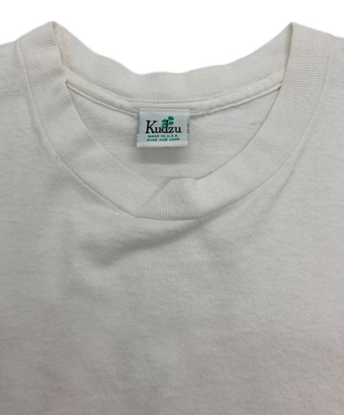 KUDZU（クズ）KUDZU (クズ) ［古着］90'sプリントTシャツ ホワイト サイズ:Mの古着・服飾アイテム