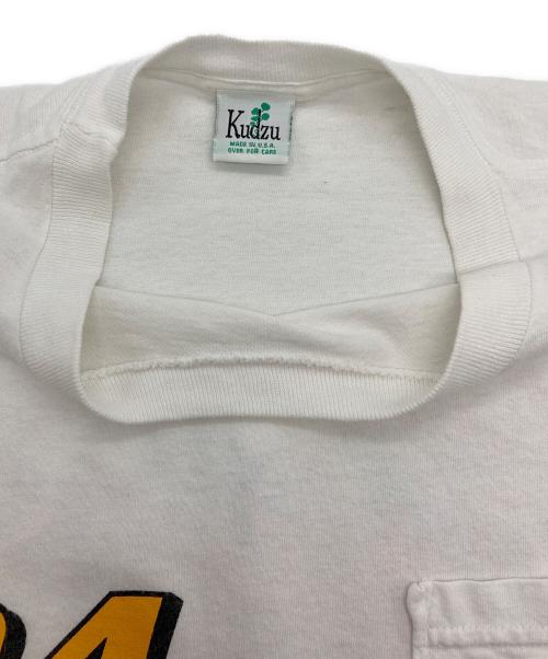 KUDZU（クズ）KUDZU (クズ) ［古着］90'sプリントTシャツ ホワイト サイズ:Mの古着・服飾アイテム