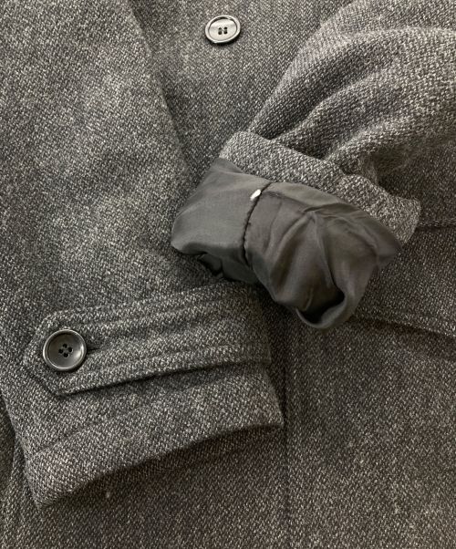 D&G（ディーアンドジー）D&G (ディーアンドジー) ウールショールカラーコート グレー サイズ:48の古着・服飾アイテム