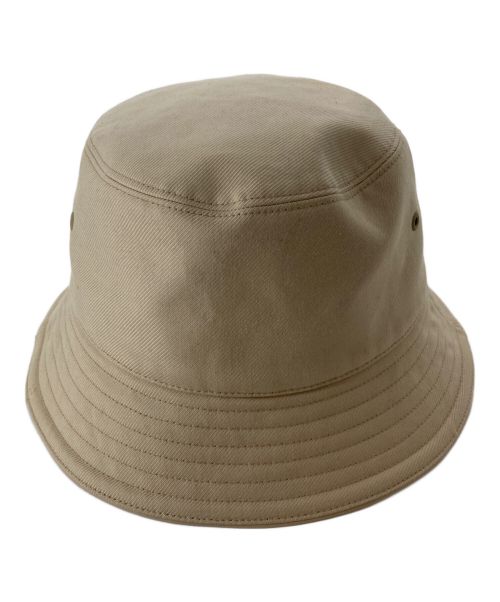 BURBERRY LONDON（バーバリーロンドン）BURBERRY LONDON (バーバリーロンドン) HORSEFERRY MOTIF BUCKET HAT ベージュ サイズ:Lの古着・服飾アイテム