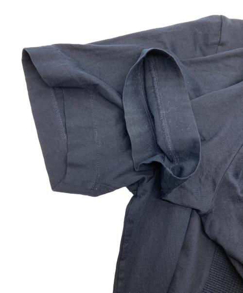 BOSS（ボス）BOSS (ボス) ジップネック ポロシャツ ネイビー サイズ:XLの古着・服飾アイテム