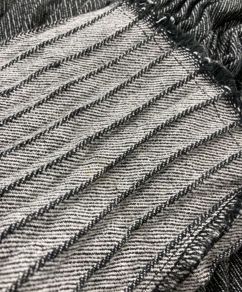 CITYSHOP（シティショップ）CITYSHOP (シティショップ) STRIPE KAFTAN DRESS グレー サイズ:36の古着・服飾アイテム