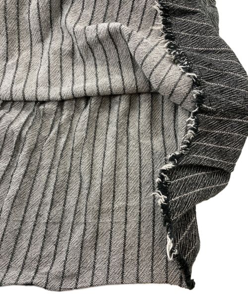 CITYSHOP（シティショップ）CITYSHOP (シティショップ) STRIPE KAFTAN DRESS グレー サイズ:36の古着・服飾アイテム