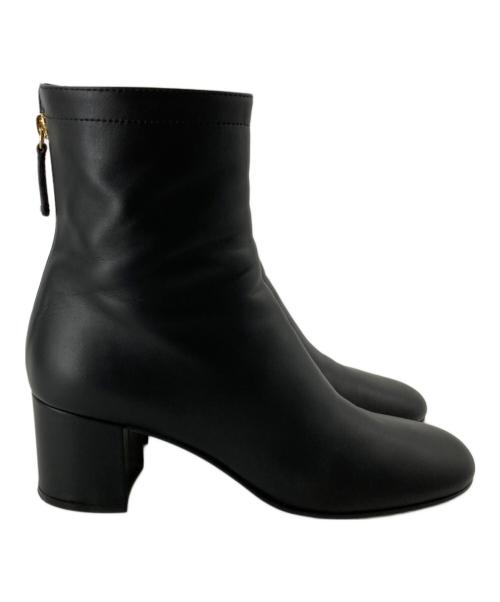 Gianvito Rossi（ジャンヴィト ロッシ）Gianvito Rossi (ジャンヴィト・ロッシ) BELLAMY 60/ジップブーツ ブラック サイズ:39の古着・服飾アイテム