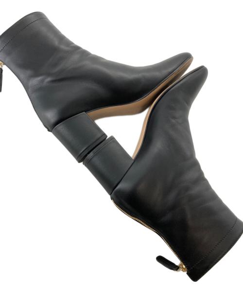 Gianvito Rossi（ジャンヴィト ロッシ）Gianvito Rossi (ジャンヴィト・ロッシ) BELLAMY 60/ジップブーツ ブラック サイズ:39の古着・服飾アイテム