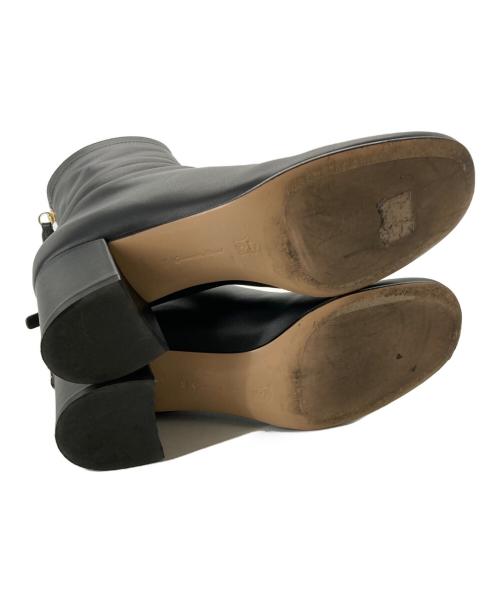 Gianvito Rossi（ジャンヴィト ロッシ）Gianvito Rossi (ジャンヴィト・ロッシ) BELLAMY 60/ジップブーツ ブラック サイズ:39の古着・服飾アイテム