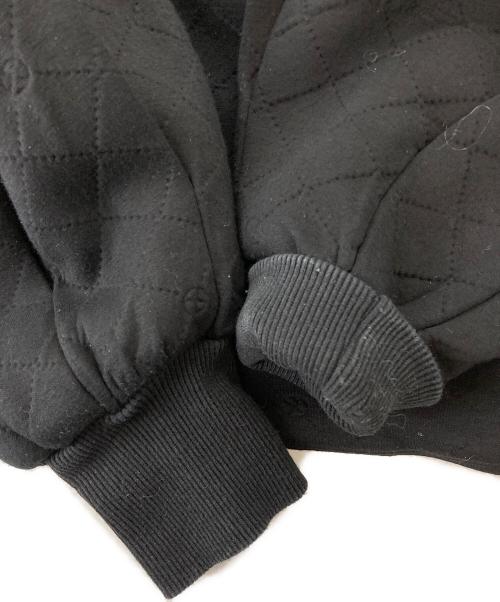 DOUBLE STANDARD CLOTHING（ダブルスタンダードクロージング）DOUBLE STANDARD CLOTHING (ダブルスタンダードクロージング) ダンボールニットミドル丈パーカー ブラック サイズ:Fの古着・服飾アイテム