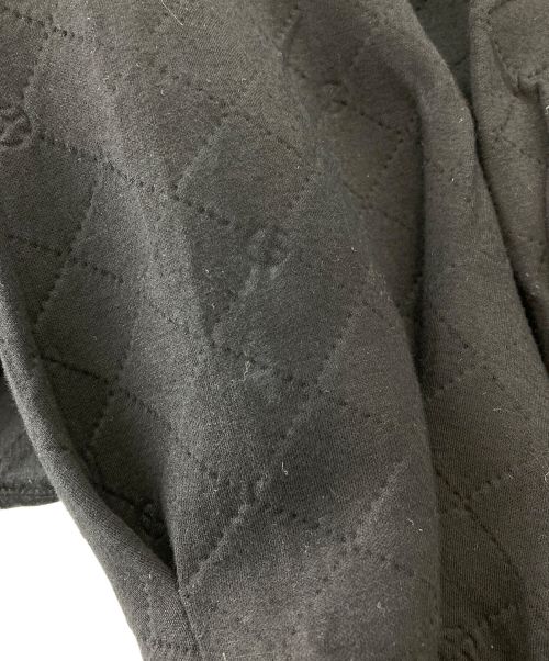 DOUBLE STANDARD CLOTHING（ダブルスタンダードクロージング）DOUBLE STANDARD CLOTHING (ダブルスタンダードクロージング) ダンボールニットミドル丈パーカー ブラック サイズ:Fの古着・服飾アイテム