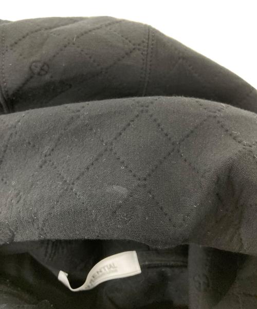 DOUBLE STANDARD CLOTHING（ダブルスタンダードクロージング）DOUBLE STANDARD CLOTHING (ダブルスタンダードクロージング) ダンボールニットミドル丈パーカー ブラック サイズ:Fの古着・服飾アイテム