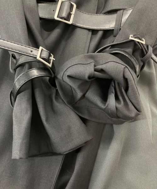 Ameri VINTAGE（アメリヴィンテージ）Ameri VINTAGE (アメリヴィンテージ) RIDERS DETAIL COAT/ライダーストレンチコート グレー サイズ:Mの古着・服飾アイテム