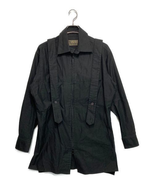 Y's BANG ON!（ワイズバングオン！）Y's BANG ON! (ワイズバングオン！) シャツジャケット ブラック サイズ:2の古着・服飾アイテム