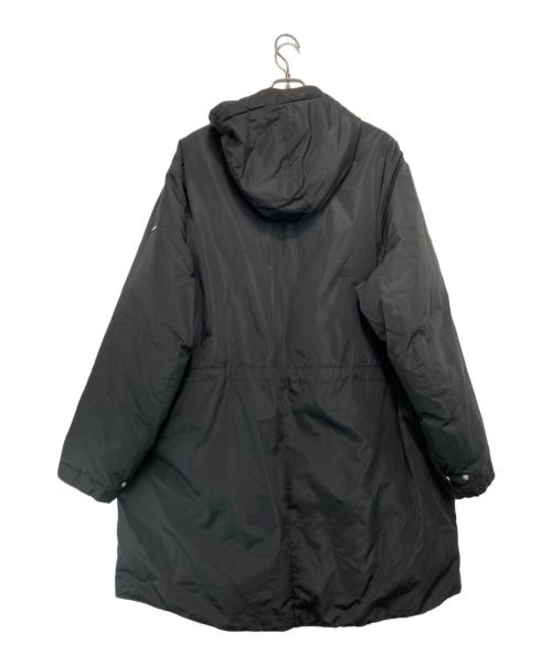 ARMANI EXCHANGE（アルマーニ エクスチェンジ）ARMANI EXCHANGE (アルマーニ エクスチェンジ) フーデッド中綿コート ブラック サイズ:XLの古着・服飾アイテム