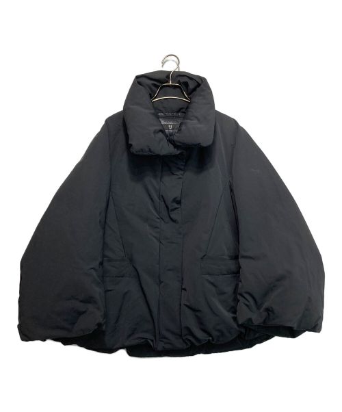 +J（プラスジェイ）+J (プラスジェイ) ハイブリッドダウンジャケット ブラック サイズ:XLの古着・服飾アイテム