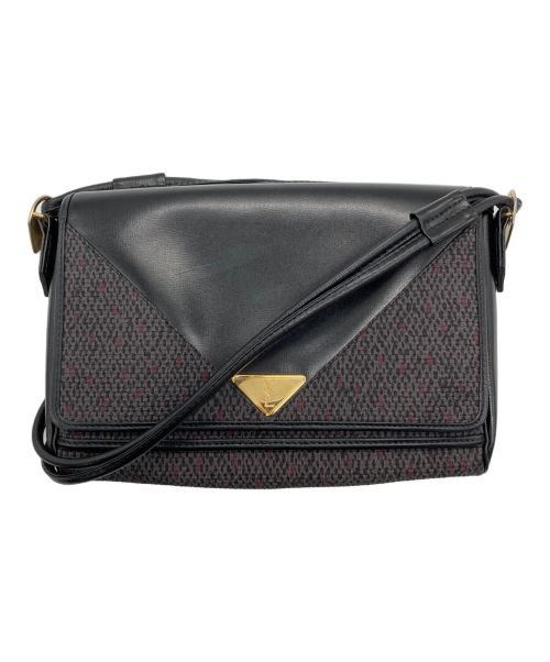 Yves Saint Laurent（イヴサンローラン）Yves Saint Laurent (イヴサンローラン) ショルダーバッグ グレー×ブラック サイズ:-の古着・服飾アイテム