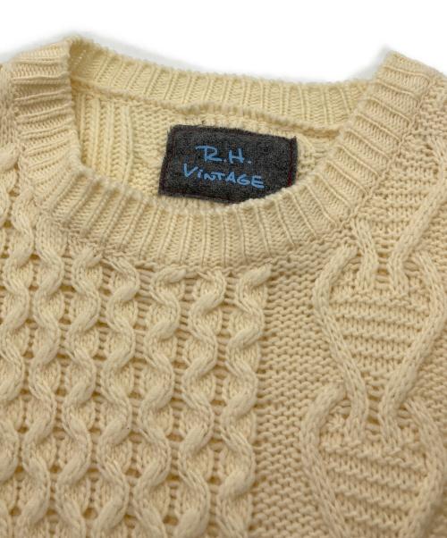R.H.Vintage（ロンハーマン・ヴィンテージ）R.H.Vintage (ロンハーマン・ヴィンテージ) ケーブルニット ベージュ サイズ:XSの古着・服飾アイテム